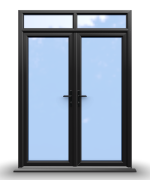 uPVC French Door Open In And uPVC Door White Open In