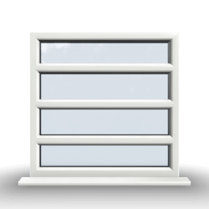 1x4 Section Fixed uPVC Window