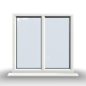 2 Section Fixed uPVC Window