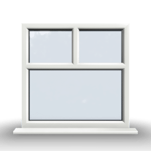 2x3 Section uPVC Window