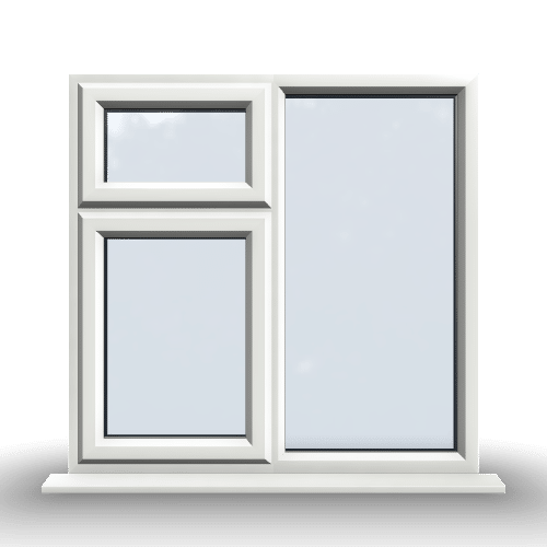 3 Section uPVC Window Doorland UK Derby - Chartwell Green Double Glazed uPVC Door Supply Only