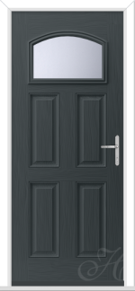 Anthracite Grey Alpine 1 GRP Composite Door