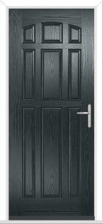 Anthracite Grey Impala Solid GRP Composite Door