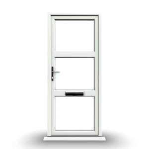 Birmingham - White Double Glazed uPVC Door Supply Only