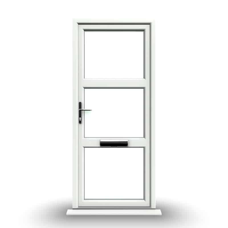 Birmingham - White Double Glazed uPVC Door Supply Only