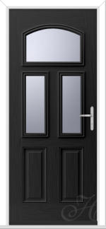Black Alpine 3 GRP Composite Door