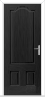 Black Bronco Solid GRP Composite Door