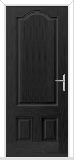 Black Bronco Solid GRP Composite Door