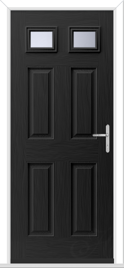 Black Camarque 2 GRP Composite Door