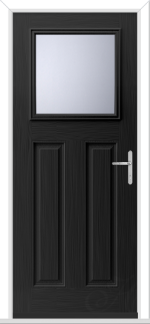 Black Capri 1 GRP Composite Door