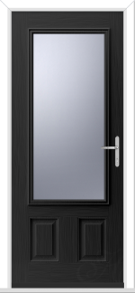 Black Rosedale 1 GRP Composite Door