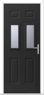 Black Sorpasso 2 Solid GRP Composite Door
