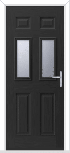 Black Sorpasso 2 Solid GRP Composite Door