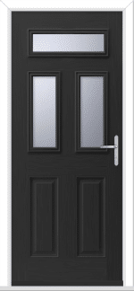 Black Sorpasso 3 Solid GRP Composite Door