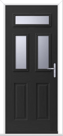 Black Sorpasso 3 Solid GRP Composite Door