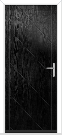 Black Valley Solid GRP Composite Door