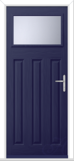 Blue Lakewood 1 GRP Composite Door