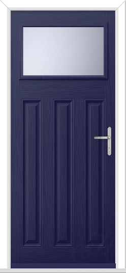 Blue Lakewood 1 GRP Composite Door