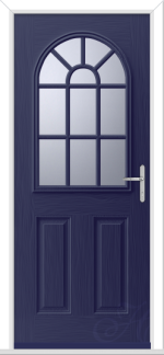 Blue Snipe 1 Geo Bar GRP Composite Door