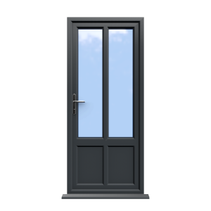 Bradford - Anthracite Grey Double Glazed uPVC Door Supply Only