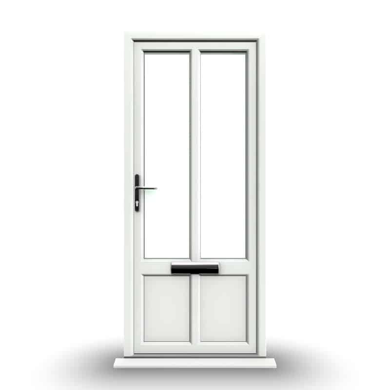 Bradford - White Double Glazed uPVC Door Supply Only