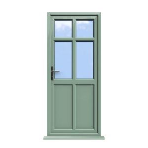 Bristol - Chartwell Green Double Glazed uPVC Door Supply Only