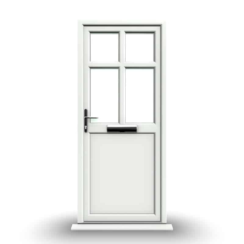 Bristol - White Double Glazed uPVC Door Supply Only