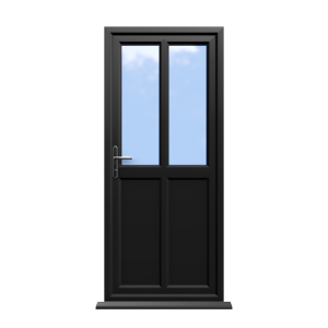 Cambridge - Black uPVC Door Supply Only