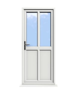 Cambridge - White uPVC Door Supply Only
