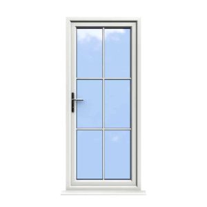 Canterbury - White uPVC Door Supply Only With Astragal Bar