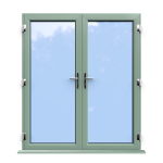 Chartwell Green Double Glazed uPVC French Door
