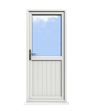 Chelmsford - White uPVC Door Shiplap Supply Only