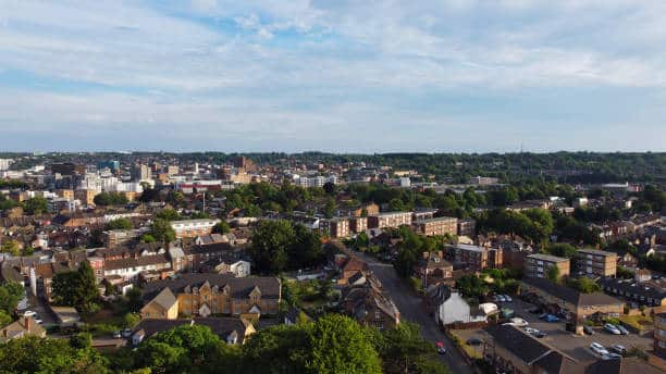 drone's footage Composite Doors Luton