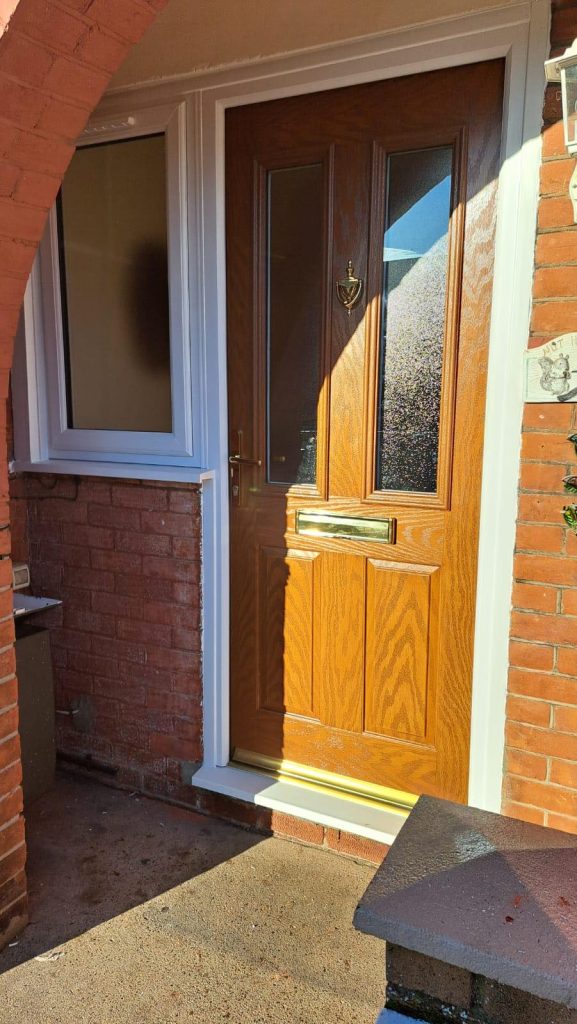 Modern family home featuring a secure and stylish uPVC front door supplied by Doorland UK