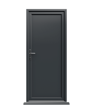 Order Doors Online 171 Coventry - Anthracite Grey On White uPVC Door Supply Only