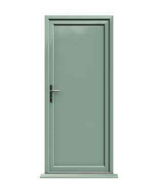 Order Doors Online 262 Coventry - Chartwell Green On White uPVC Door Supply Only