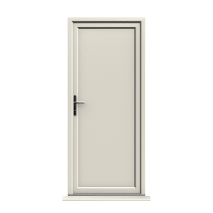 Coventry - Cream On White uPVC Door Supply Only
