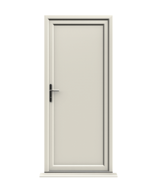 Order Doors Online 246 Coventry - Cream On White uPVC Door Supply Only