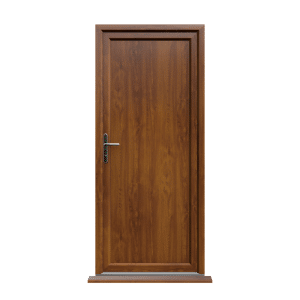 Coventry - Golden Oak On White uPVC Door Supply Only