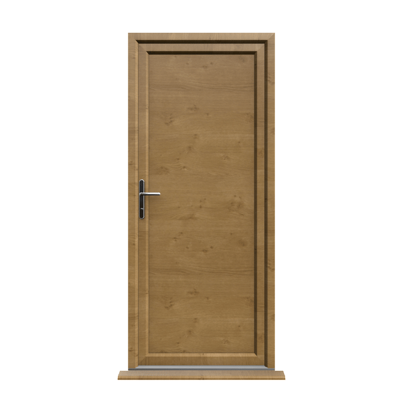 Coventry - Irish On White Oak uPVC Door Supply Only 1 Coventry - Irish On White Oak uPVC Door Supply Only