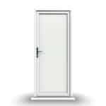 Coventry - White Full Panel uPVC Door Supply Only