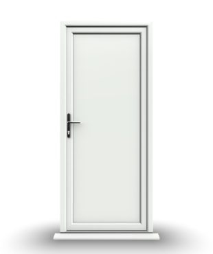Coventry - White Full Panel uPVC Door Supply Only