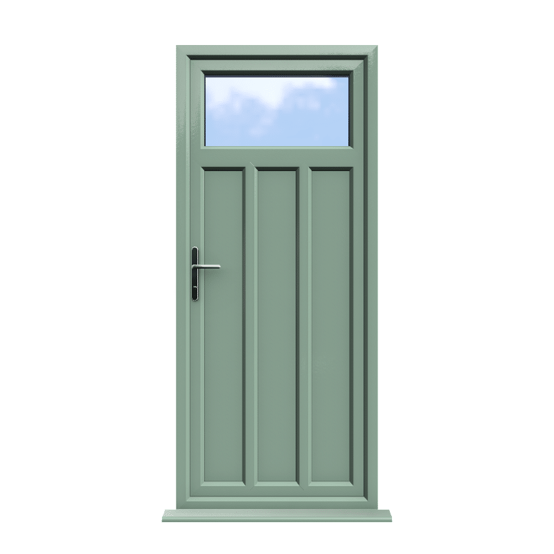 Derby - Chartwell Green Double Glazed uPVC Door Supply Only Derby - Chartwell Green Double Glazed uPVC Door Supply Only