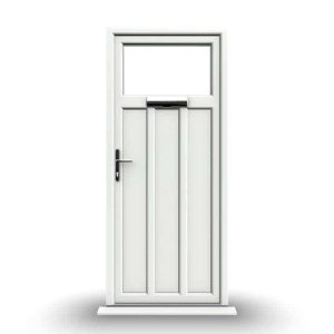 Derby - White Double Glazed uPVC Door Supply Only