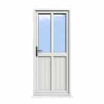 Edinburgh - White uPVC Door Shiplap Supply Only