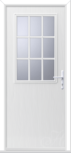 Flush Escala 1 Geo Bar GRP Composite Door