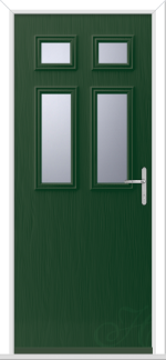 Green Flush Cortina 4 GRP Composite Door