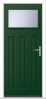 Green Lakewood 1 GRP Composite Door