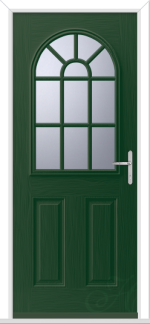 Green Snipe 1 Geo Bar GRP Composite Door