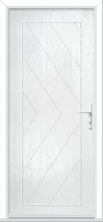 Herringbone Solid Left GRP Composite Door